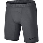 Nike M NP SHORT Short de training 15 cm Homme Gris (Carbone chiné/Gris foncé/Noir) FR: L (Taille Fabricant: L)