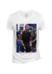 T-Shirt Homme Col V Champion Celebration Vainqueur Rafael Nadal Tennis Superstar Sport