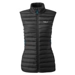 Rab microlight vest wmns (dame) - black  - 10 - Naturkompaniet