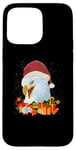 Coque pour iPhone 15 Pro Max Merry Christmas Pull de Noël moche aigle chauve américain