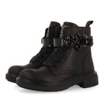 GIOSEPPO Bottes en Cuir Bracelet Fleur ITTER