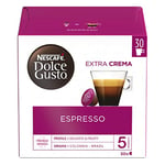 NESCAFÉ Dolce Gusto Espresso Coffee Pods (Pack of 3, Total 90 Capsules)