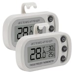 AITRIP 2 Pack Refrigerator Thermometer, Digital Freezer/Fridge Thermometer... 