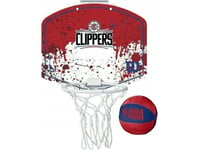 Wilson Wilson Nba Team Los Angeles Clippers Mini Hoop Wtba1302lac Czerwone One Size