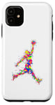 Coque pour iPhone 11 Basketteur Cadeau Basket Maillot Basketball Couleur Noel