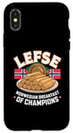 iPhone X/XS Lefse Norwegian Breakfast If Champions - Norway Food Case