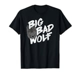 Big Bad Wolf T-shirt Wolf Face Funny Wolf Tee T-Shirt