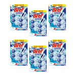 Bref Lot de 6 Duos Pack 2 Blocs WC 50g Power Activ' Océan  Produit Nettoyant Détartrant