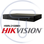 NVR Hikvision Hiwatch HWN-2108MH 8 canaux 2 4 6 MPx Megapixel Max 6TB Alarme