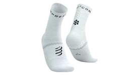 Chaussettes compressport pro marathon socks v2 0 blanc