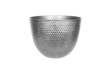 Plant Avenue Plastic Plant Pot, Gun Metal, 31cm Dia