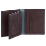 Fashion Credit card holder PIQUADRO Blue Square Brown - PP1518B2-MO