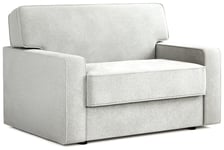 Jay-Be Linea Fabric Cuddle Chair Sofa Bed - Light Grey