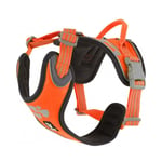 Hurtta Weekend Warrior Hundsele Neon Orange Ergonomisk 80-100 cm