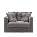 Upholstery For Le Grand Air Love Seat Cotton, Grey