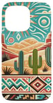 iPhone 13 Pro Southwest Red Rocks Desert Cacti Cactus Turquoise Brown Case