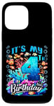 Coque pour iPhone 13 Pro Max C'est mon quatrième anniversaire, mon garçon Sea Fish Ocean Animals Aquarium