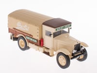 IXO - Camion porteur bâché de 1932 - BERLIET GVL 28 Diesel 4x2 - 1/43 - G111A047