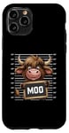 Coque pour iPhone 11 Pro Mug vache MOO Funny Animal Lovers