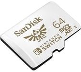 SANDISK High Performance Class 10 microSD Memory Card for Nintendo Switch - 64 G