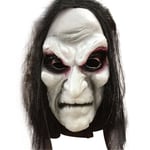 Halloween Zombie Mask Props Grudge Ghost Hedging Zombie Mask Realistinen naamiainen Halloween Mask Pitkät hiukset Ghost Scary Mask