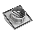 Square Exhaust Wall Vent 304 Stainless Steel Ventilation Grill For Home Air Cond