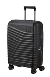 SAMSONITE Intuo Spinner S, Expandable Hand Luggage, 55 cm, 39/45 L, Black, Black (Black), Spinner S (55 cm - 39/45 L), Carry-on Luggage