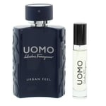 Salvatore Ferragauio Uomo Urban Feel 100ml & 10ml EDT Men's Fragrance Set - NEW