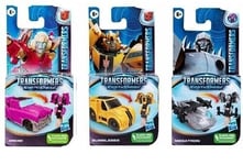 GG494	lot de 3 pcs : Transformers Earthspark 3 assortis 7,5x15cm Hasbro