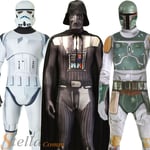 Adult Official Star Wars Morphsuits Halloween Fancy Dress Costume Outfit