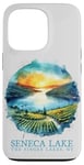 iPhone 13 Pro Seneca Lake Sunset Vineyard Finger Lakes NY Nostalgic Art Case