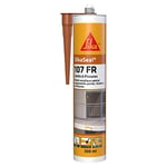 SIKA - Mastic acrylique spécial maçonnerie - portes - fenêtres - SikaSeal 107 joints et fissures - Acajou - Int/Ext - Multisupports - Résistant aux intempéries - 300ml