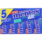 Tuggummi Mentos Mentol-Eukalyptus 5-pack | 66g