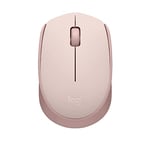 Logitech M171 Souris Sans Fil pour PC, Mac, Ordinateur portable, 2,4 GHz avec Mini-récepteur USB, Suivi Optique, Autonomie de Piles de 12 mois, Ambidextre - Rose