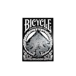 Bicycle Black Dragon - Jeu de 54 Cartes à Jouer - Jeu emblématique à l’effigie de créatures légendaires – Cartes personnalisées de Collection - Magie/Carte Magie