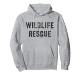 Vintage WILDLIFE RESCUE Team Earth Day Turtle Search Crew Pullover Hoodie