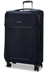 Samsonite B-Lite 5 78cm Softside Checked Suitcase Navy