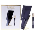 Carolina Herrera Bad Boy Travel Set for Men 3.4oz Eau De Toilette Spray + 0.34oz Eau De Toilette Spray - Pack of 2