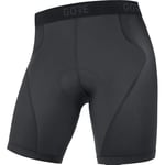 GORE Wear C3 Homme Cuissard première couche de cyclisme avec insert peau de chamois, M, Noir