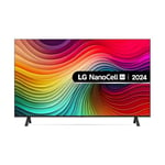 LG 43NANO82T6B 43-Inch Nanocell AI 4K UHD Smart TV, (α5 AI Processor Gen7, Freeview Play and Amazon Alexa, 60Hz), Ashed Blue [Model 2024]