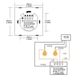 Tuya WiFi älykäs kytkin kodin älykäs langaton ohjauspaneeli alexa ääniohjauksen kosketuskytkin RSH-SP001-EU/UK-WiFi-LN