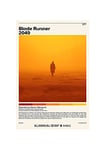 Blade Runner 2049 Movie Poster Canvas Painting Wall Art Poster for Bedroom Living Room Aesthetic Decor 12x18inch(30x45cm) Unframe