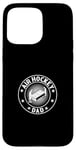 Coque pour iPhone 15 Pro Max Papa Air Hockey Papa Joueur de Air Hockey