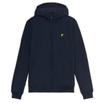 Lyle & Scott Mens Branded Dark Navy Blue Fleece Back Softshell Jacket material_polyester - Size 2XL