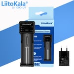 Veitokala Lii-100c Lii-100 B Chargeur De Batterie Pour 18650 18350 26650 16340 Rcrree 14500 3.7v 1.2v Ni-Laissée Ni-Cd Pipeline Usb Chargeur Intelligent - Type Lii-100c(U1)