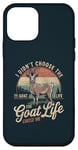 iPhone 12 mini Goat Owner Funny Goat Life Chose Me Vintage Goat Case