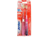 Jordan Duo Individual Clean Soft Toothbrush - Color Mix 2Pcs