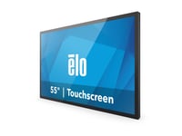 Elo 5554L - Commercial Grade - Led-Skärm - 54.6" - Öppen Ram - Pekskärm - 3840 X 2160 4K @ 60 Hz - 500 Cd/M² - 1100:1 - 8 Ms - 2Xhdmi, Displayport, Usb-C - Högtalare - Svart