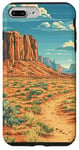 iPhone 7 Plus/8 Plus Rocky Desert Vintage Landscape Graphic Case