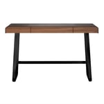 ClassiCon - Pegasus Home Desk, Svart bas (Ral 9005), Solid Valnötsskiva - Skrivebord - Tilla Goldberg - Brun - Metall/Tre